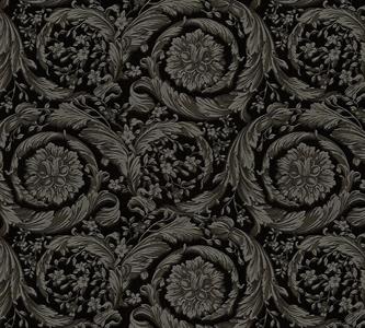PARATO VERSACE 6 PVC/TNT/CLASSIC TOTAL BLACK 0,70X10,05MT
