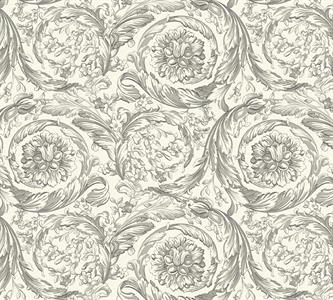 PARATO VERSACE 6 PVC/TNT/CLASSIC TAUPE/ WHITE 0,70X10,05MT