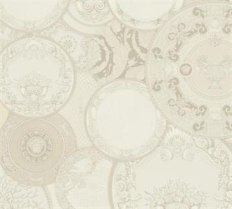 PARATO VERSACE 6 PVC/TNT/CLASSIC BEIGE 0,70X10,05MT