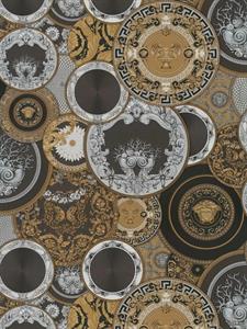 PARATO VERSACE 6 PVC/TNT/CLASSIC BLACK/GOLD 0,70X10,05MT