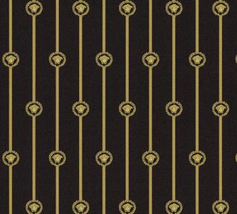 PARATO VERSACE 6 PVC/TNT/DESIGN GOLD/BLACK 0,70X10,05MT