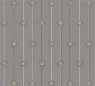 PARATO VERSACE 6 PVC/TNT/DESIGN GREY/SILVER 0,70X10,05MT