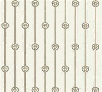 PARATO VERSACE 6 PVC/TNT/DESIGN GOLD/WHITE 0,70X10,05MT
