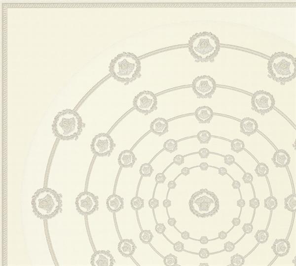 PARATO VERSACE 6 PVC/TNT/DESIGN CREAM/GREY 0,70X10,05MT