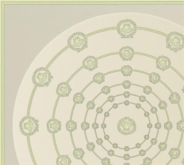 PARATO VERSACE 6 PVC/TNT/DESIGN CREAM/GREY 0,70X10,05MT