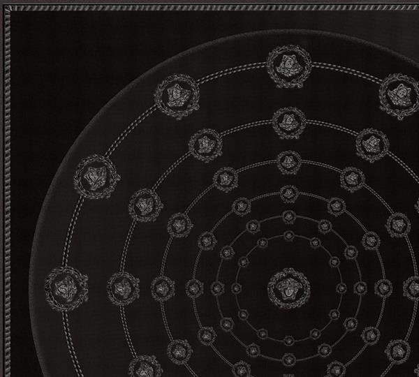 PARATO VERSACE 6 PVC/TNT/DESIGN TOTAL BLACK 0,70X10,05MT