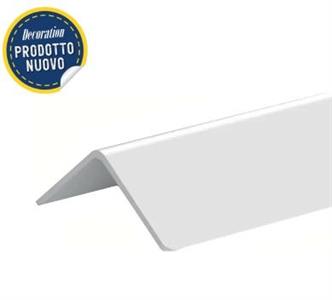 ANGOLARE LISCIO IN PVC BIANCO -MIS.2X2X270cm (CF.10 PZ)