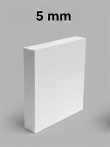 FOGLIO IN PVC BIANCO NEUTRO MIS. 244X122CM SPESSORE 5 MM