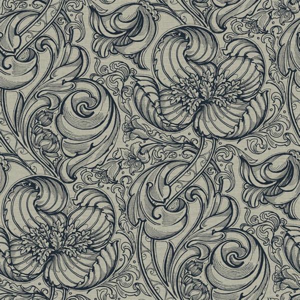 PARATO OFF THE WALL TNT /FOLIAGE CLASSIC BLU 0,53X10,05MT