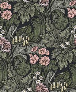 PARATO OFF THE WALL TNT /FLOWERS PINK MIS.0,53X10,05MT