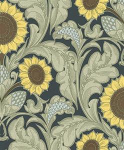 PARATO OFF THE WALL TNT /GIRASOLE GREEN MIS.0,53X10,05MT