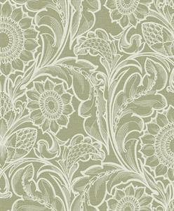 PARATO OFF THE WALL TNT /GIRASOLE LIGHT GREEN 0,53X10,05MT