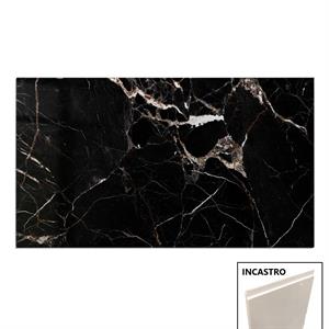 PANNELLO IN SPC CARRARA BLACK & BROWN GL120X60CM SP.4MM (CF.5PZ)