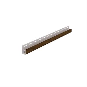PROFILO DI CHIUSURA WALNUT X PANNELLO FRONTO 3,05MT(CF.10 PZ)
