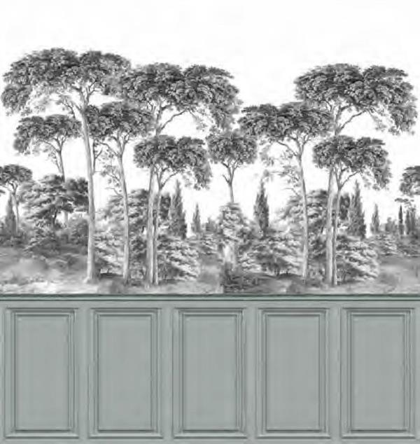 PARATO UNICO 2026 PVC/TNT/FOLIAGE BOISERIE 2,65X2,80H. CM (5 TEL
