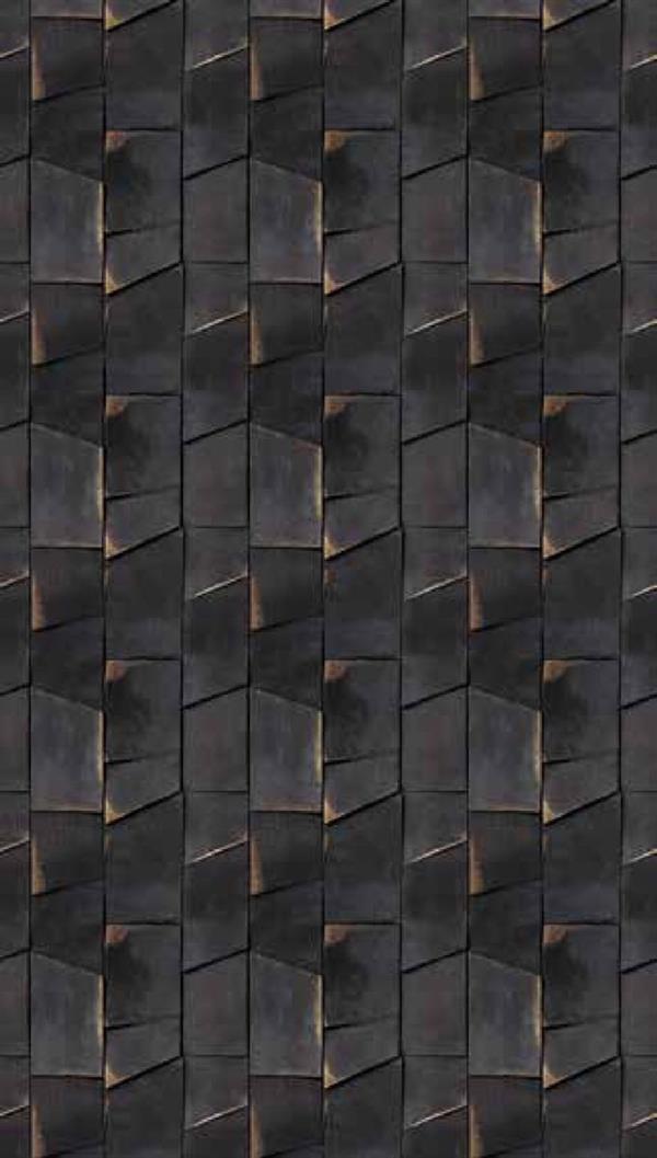 PARATO UNICO 2026 PVC/TNT/DESIGN BLACK 1,59X2,80 H.CM ( 3 TELI)