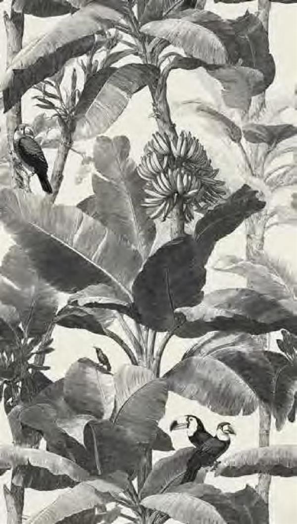 PARATO UNICO 2026 PVC/TNT/FOLIAGE BLACK 1,59X2,80H.CM (3 TELI)