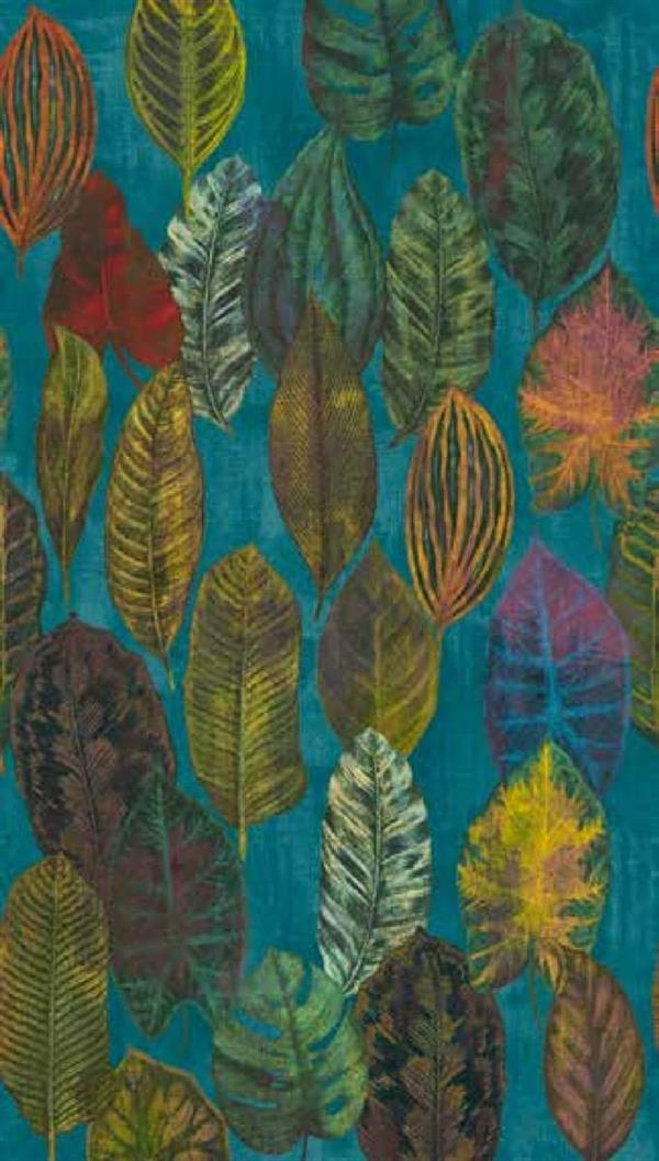 PARATO UNICO 2026 PVC/TNT/FOLIAGE BLUE 1,59X2,80H.CM (3 TELI)