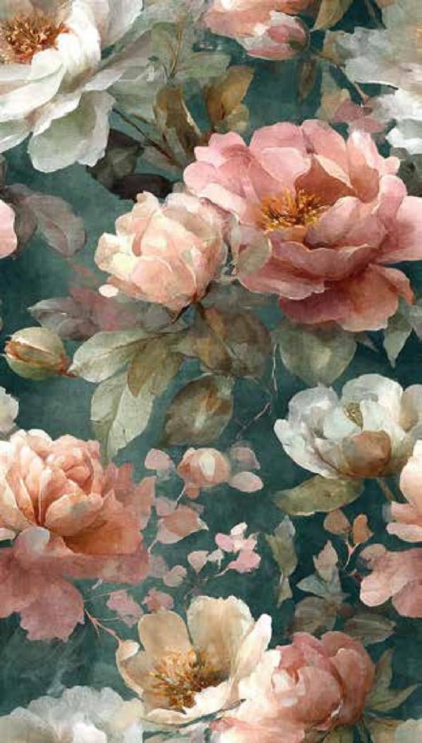 PARATO UNICO 2026 PVC/TNT/ROSES MULTI.1,59X2,80H.CM (3 TELI)