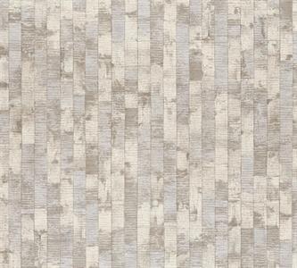 PARATO OPULENCE PVC/TNT /TILES TAUPE 0,53X10,05MT