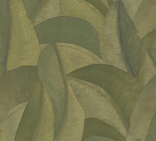 PARATO OPULENCE PVC/TNT /FOLIAGE DOUBLE GREEN  0,53X10,05MT