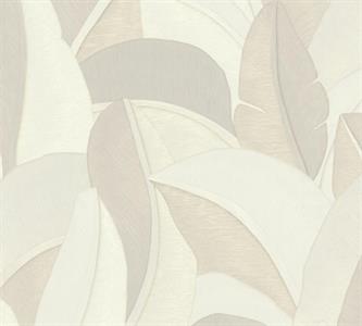 PARATO OPULENCE PVC/TNT /FOLIAGE TAUPE/ICE  0,53X10,05MT