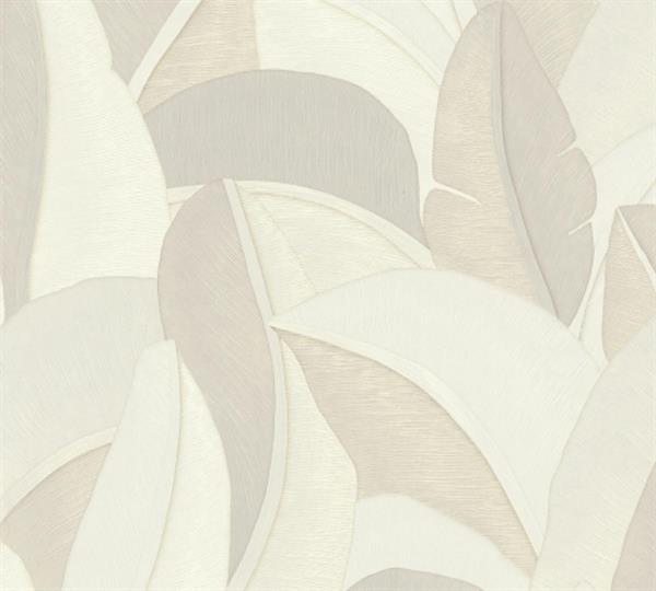 PARATO OPULENCE PVC/TNT /FOLIAGE TAUPE/ICE  0,53X10,05MT