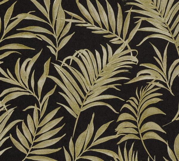 PARATO OPULENCE PVC/TNT /FOLIAGE BLACK GREEN 0,53X10,05MT