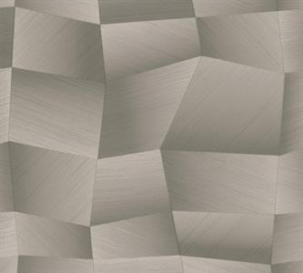 PARATO OPULENCE PVC/TNT /DESIGN SILVER/TAUPE  0,53X10,05MT