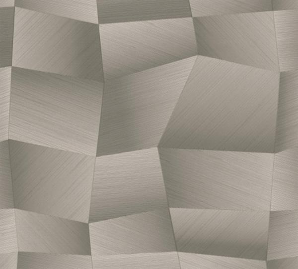PARATO OPULENCE PVC/TNT /DESIGN SILVER/TAUPE  0,53X10,05MT