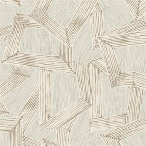 PARATO LINE&LEAF IN TNT/DESIGN BEIGE 0,53X10,05MT