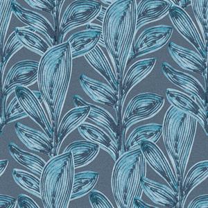 PARATO LINE&LEAF IN TNT/FOLIAGE BLUE ELECTRO 0,53X10,05MT