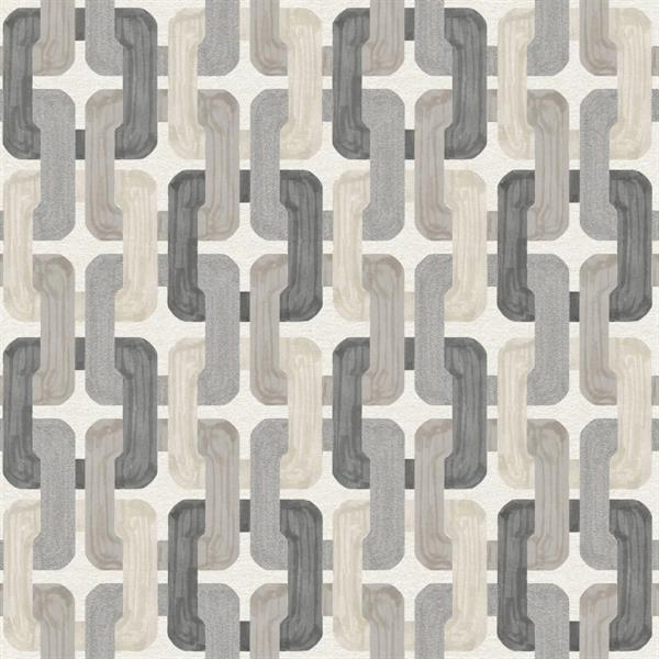 PARATO LINE&LEAF IN TNT/DESIGN  BEIGE/GREY 0,53X10,05MT