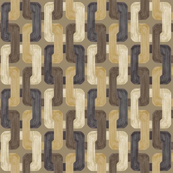 PARATO LINE&LEAF IN TNT/DESIGN BROWN/MULTI 0,53X10,05MT