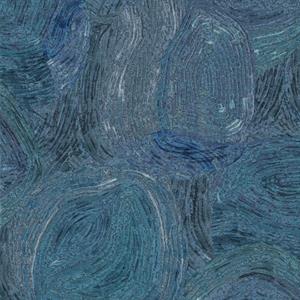 PARATO LINE&LEAF IN TNT/DESIGN FOSSIL BLUE 0,53X10,05 MT
