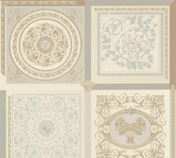 VERSACE 5 PARATO VINILICSU TNT GEOM.BEIGE 0,70X10,05MT