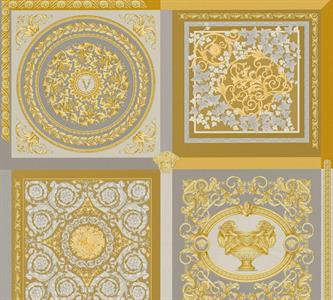 VERSACE 5 PARATO VINILICSU TNT GEOM.GOLD/GREY 0,70X10,05MT