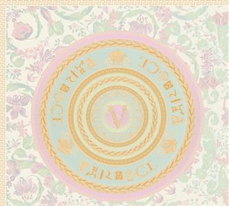 VERSACE 5 PARATO VINILICSU TNT FLOWERS PINK MIS.0,70X10,05MT