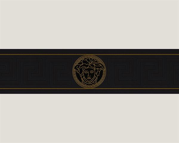 VERSACE 5 BORDO VINILICOSU TNT BLACK MIS.5X13 H CM