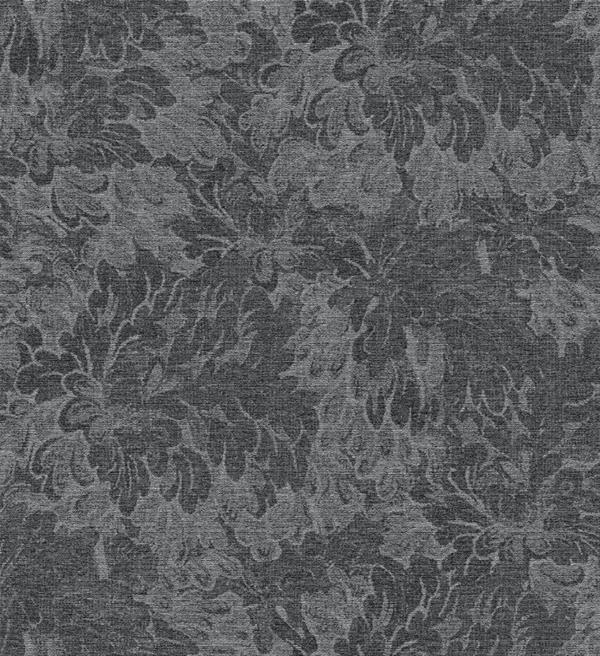 PARATO ARAZZO IN TNT    /FOLIAGE BLACK MIS. 0,53X10,05 mt