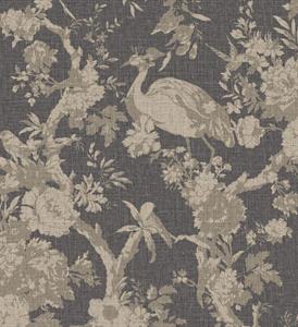 PARATO ARAZZO IN TNT    /BIRDS BROWN 0,53X10,05 mt