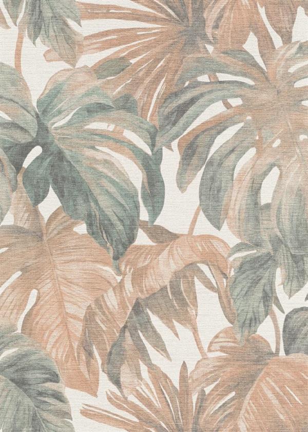 PARATO EDEN IN PVC/TNT  /FOLIAGE ORANGE 0,53X10,05MT
