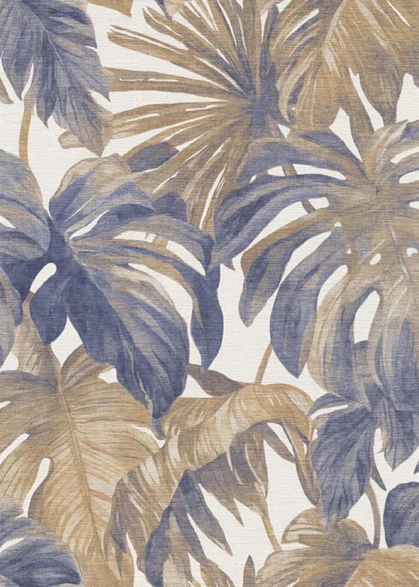 PARATO EDEN IN PVC/TNT  /FOLIAGE GREEN/BLACK 0,53X10,05MT