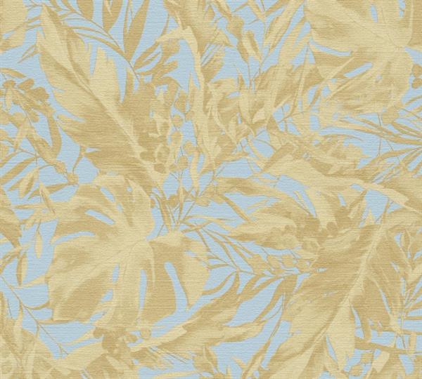 PARATO EDEN IN PVC/TNT  /FOLIAGE GOLD 0,53X10,05MT