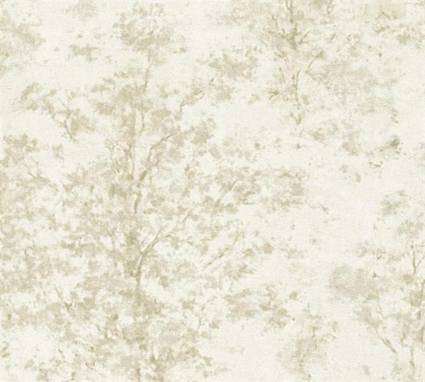 PARATO EDEN IN PVC/TNT  /FOLIAGE TAUPE 0,53X10,05MT