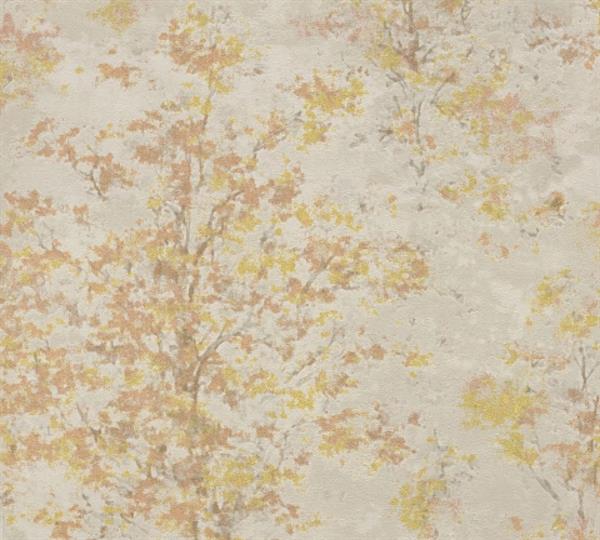 PARATO EDEN IN PVC/TNT  /FOLIAGE YELLOW 0,53X10,05MT