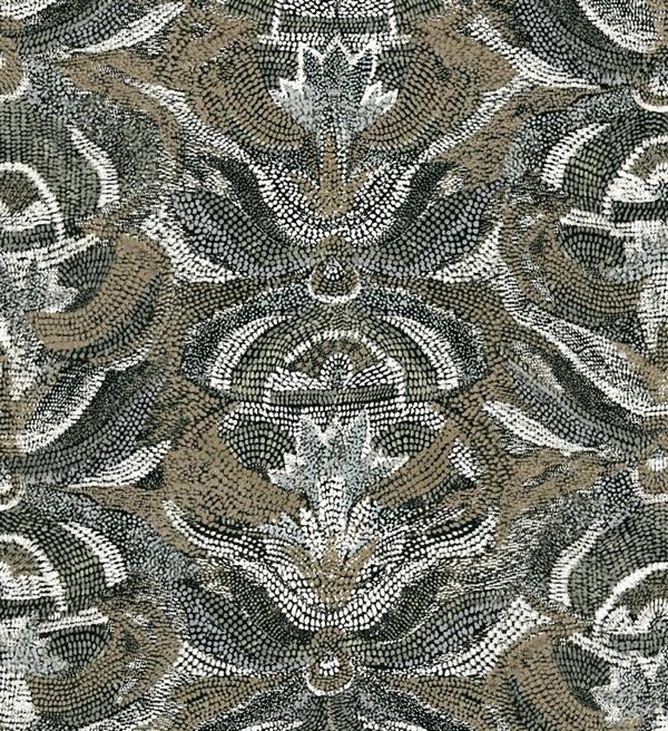 PARATO MAREA IN TNT     DESIGN DARK GREEN 0,53X10,05MT