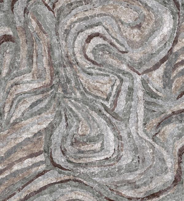 PARATO MAREA IN TNT     DESIGN GREY/VINE 0,53X10,05MT