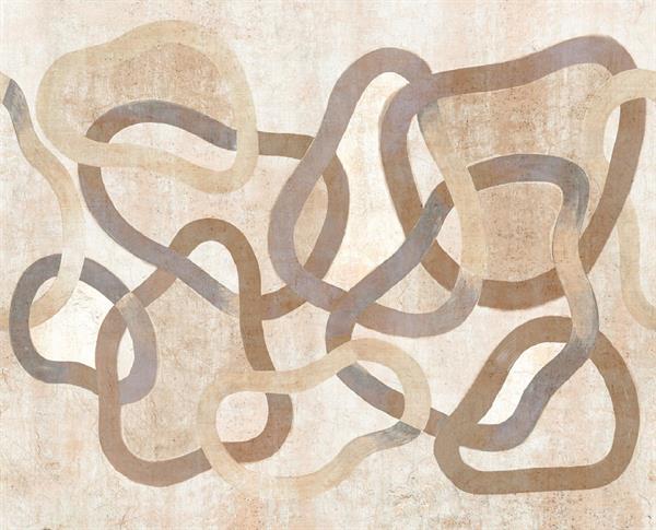 PARATO DESIGNER WALLS 2 TNT DESIGN TAUPE .3,71X3,00.H (7 TELI)