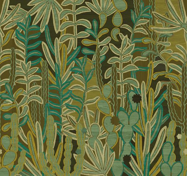 PARATO DESIGNER WALLS 2 TNT JUNGLE GREEN MIS.3,18X3,00.H (6TELI)